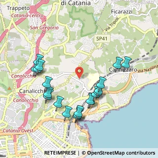 Mappa Viale delle Olimpiadi, 95126 Catania CT, Italia (1.164)