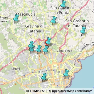 Mappa Via Barriera del Bosco, 95125 Catania CT, Italia (2.60167)