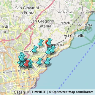 Mappa Ospedale Cannizzaro, 95126 Catania CT, Italia (2.3565)