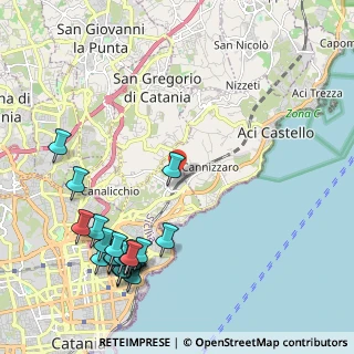 Mappa Ospedale Cannizzaro, 95126 Catania CT, Italia (3.016)