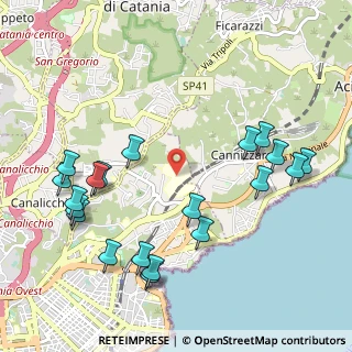 Mappa Ospedale Cannizzaro, 95126 Catania CT, Italia (1.359)