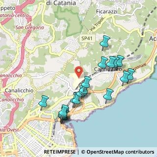 Mappa Ospedale Cannizzaro, 95126 Catania CT, Italia (1.1105)