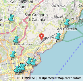 Mappa Ospedale Cannizzaro, 95126 Catania CT, Italia (3.64643)