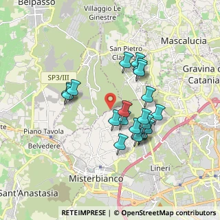 Mappa Via San Antonio Romito, 95045 Misterbianco CT, Italia (1.7115)