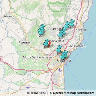 Mappa Via San Antonio Romito, 95045 Misterbianco CT, Italia (6.15923)