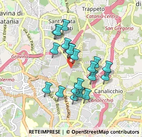 Mappa Via Leucatia Croce, 95030 Gravina di Catania CT, Italia (0.8355)