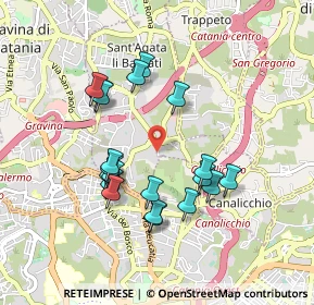 Mappa Via Leucatia Croce, 95030 Gravina di Catania CT, Italia (0.9495)