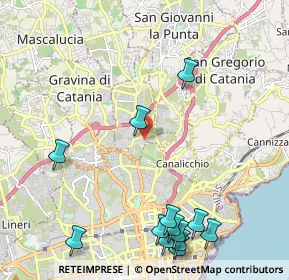 Mappa Via Leucatia Croce, 95030 Gravina di Catania CT, Italia (3.12154)