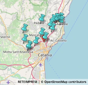 Mappa Via Leucatia Croce, 95030 Gravina di Catania CT, Italia (6.808)