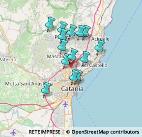 Mappa Via Leucatia Croce, 95030 Gravina di Catania CT, Italia (5.88643)