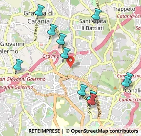 Mappa Via delle Querce, 95030 Gravina di Catania CT, Italia (1.32455)