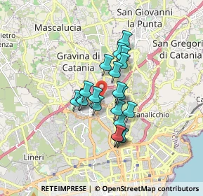 Mappa Via delle Querce, 95030 Gravina di Catania CT, Italia (1.3315)