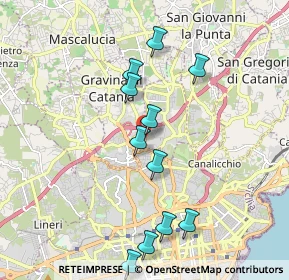 Mappa Via delle Querce, 95030 Gravina di Catania CT, Italia (2.18)