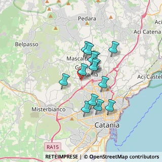 Mappa Via San Giovanni Battista, 95123 Catania CT, Italia (2.87857)