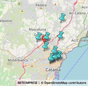 Mappa Via Federico de Roberto, 95030 Gravina di Catania CT, Italia (3.3675)