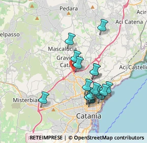 Mappa Via Federico de Roberto, 95030 Gravina di Catania CT, Italia (3.69941)