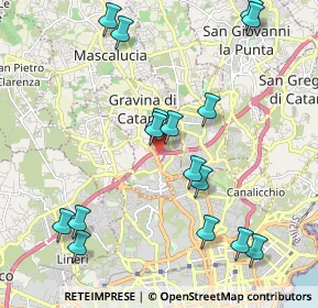 Mappa Via Federico de Roberto, 95030 Gravina di Catania CT, Italia (2.59375)