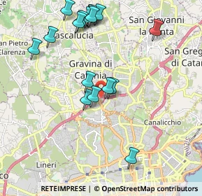 Mappa Via Federico de Roberto, 95030 Gravina di Catania CT, Italia (2.42235)