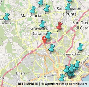 Mappa Via Federico de Roberto, 95030 Gravina di Catania CT, Italia (3.32)