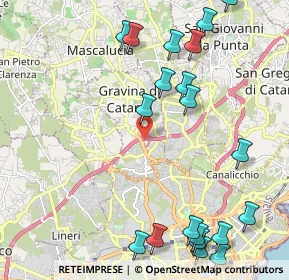 Mappa Via Federico de Roberto, 95030 Gravina di Catania CT, Italia (3.0795)