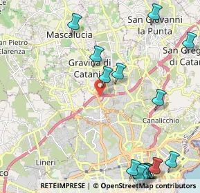 Mappa Via Federico de Roberto, 95030 Gravina di Catania CT, Italia (3.5985)