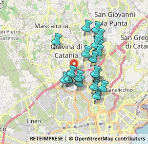 Mappa Via Federico de Roberto, 95030 Gravina di Catania CT, Italia (1.4755)