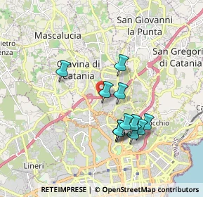 Mappa Via Giacomo Puccini, 95030 Gravina di Catania CT, Italia (1.7575)