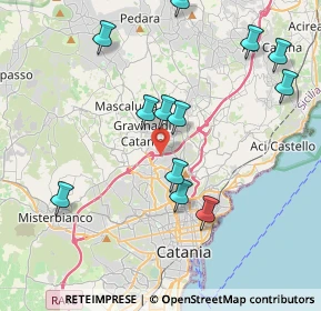 Mappa Via Giacomo Puccini, 95030 Gravina di Catania CT, Italia (4.72167)