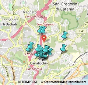 Mappa Via Carrubbazza, 95037 San Giovanni La Punta CT, Italia (0.81)