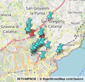 Mappa Via Carrubbazza, 95037 San Giovanni La Punta CT, Italia (1.4605)