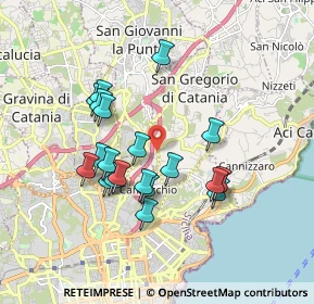 Mappa Via Carrubbazza, 95037 San Giovanni La Punta CT, Italia (1.816)