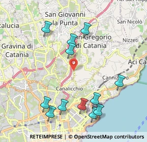 Mappa Via Carrubbazza, 95037 San Giovanni La Punta CT, Italia (2.54)