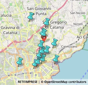 Mappa Via Carrubbazza, 95037 San Giovanni La Punta CT, Italia (1.77429)