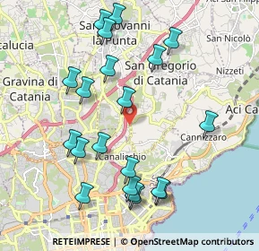 Mappa Via Carrubbazza, 95037 San Giovanni La Punta CT, Italia (2.4165)