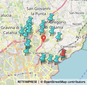 Mappa Via Carrubbazza, 95037 San Giovanni La Punta CT, Italia (1.936)