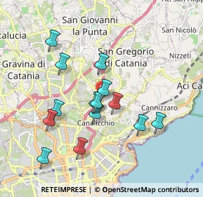 Mappa Via Carrubbazza, 95037 San Giovanni La Punta CT, Italia (1.92)
