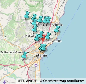 Mappa Via Carrubbazza, 95037 San Giovanni La Punta CT, Italia (6.02571)
