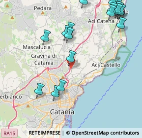Mappa Via Carrubbazza, 95037 San Giovanni La Punta CT, Italia (6.414)
