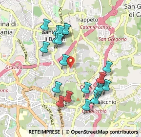 Mappa Via Balatelle, 95030 Sant'agata Li Battiati CT, Italia (1.065)
