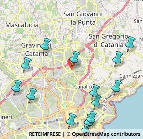 Mappa Via Balatelle, 95030 Sant'agata Li Battiati CT, Italia (3.00714)