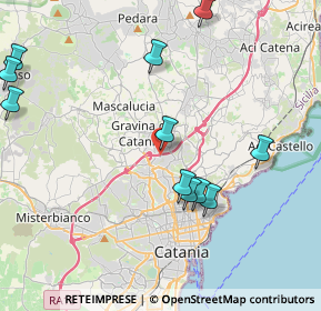 Mappa Via A. di Sangiuliano, 95030 Gravina di Catania CT, Italia (5.28182)