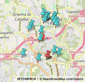 Mappa Via A. di Sangiuliano, 95030 Gravina di Catania CT, Italia (0.9605)