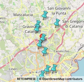 Mappa Via A. di Sangiuliano, 95030 Gravina di Catania CT, Italia (2.26545)