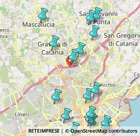 Mappa Via A. di Sangiuliano, 95030 Gravina di Catania CT, Italia (2.92588)