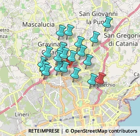 Mappa Via A. di Sangiuliano, 95030 Gravina di Catania CT, Italia (1.3895)