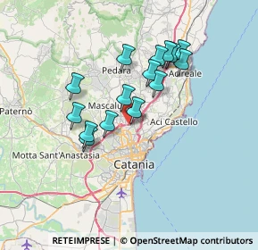 Mappa Via Giovanni Corsaro, 95030 Sant'Agata Li Battiati CT, Italia (6.62333)