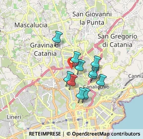 Mappa Via Giovanni Corsaro, 95030 Sant'Agata Li Battiati CT, Italia (1.38909)