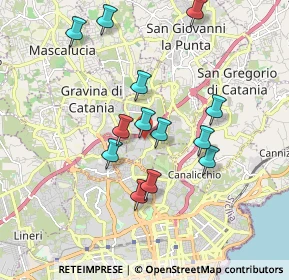 Mappa Via Giovanni Corsaro, 95030 Sant'Agata Li Battiati CT, Italia (1.89538)