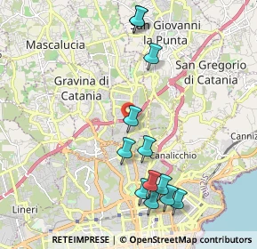 Mappa Via Giovanni Corsaro, 95030 Sant'Agata Li Battiati CT, Italia (2.45833)