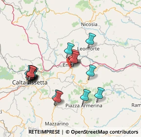 Mappa Strada Vicinale Santa Lucia, 94100 Enna EN, Italia (16.584)